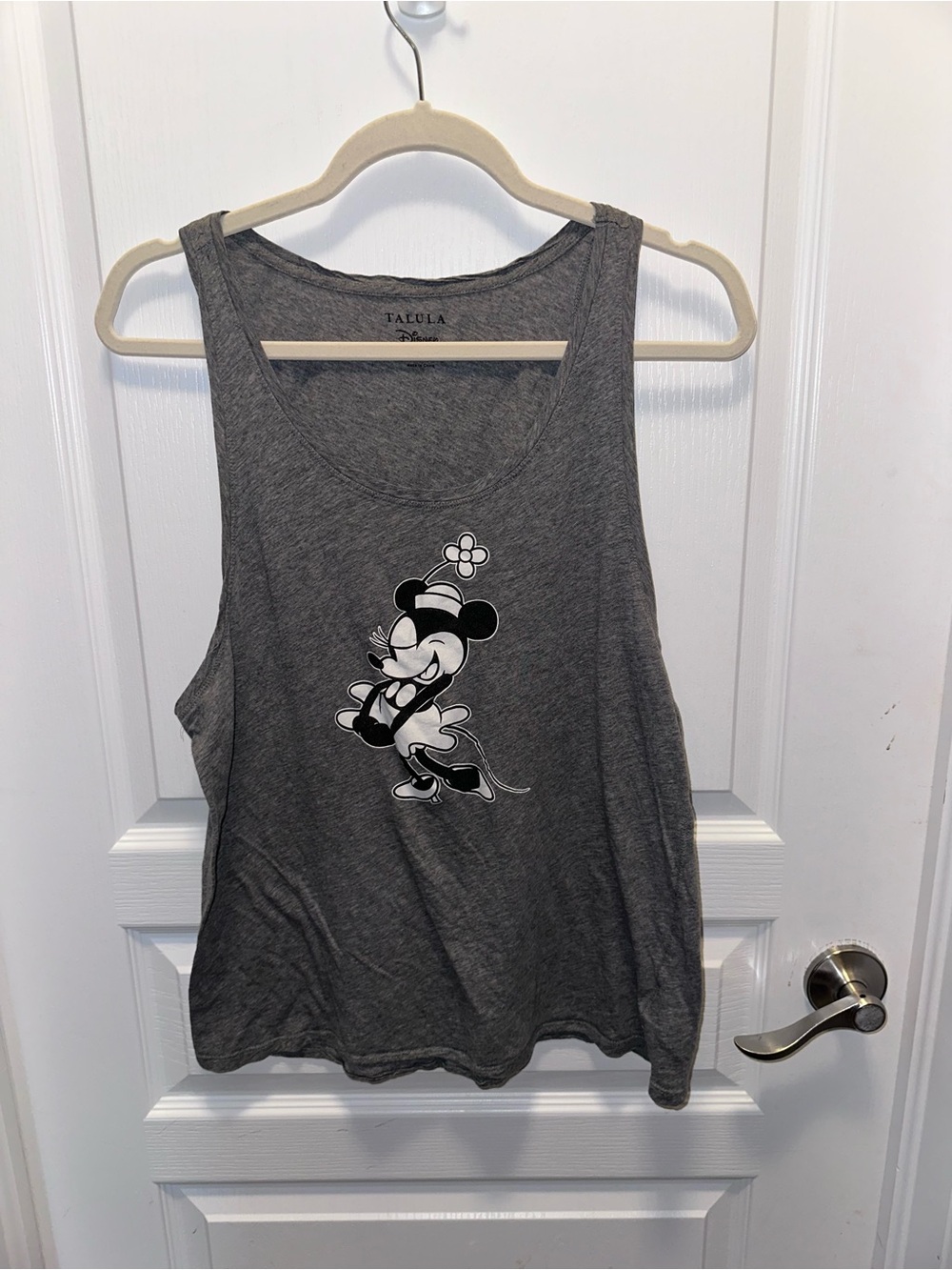 Talula Gray Graphic Disney Minnie Mouse Tank Top